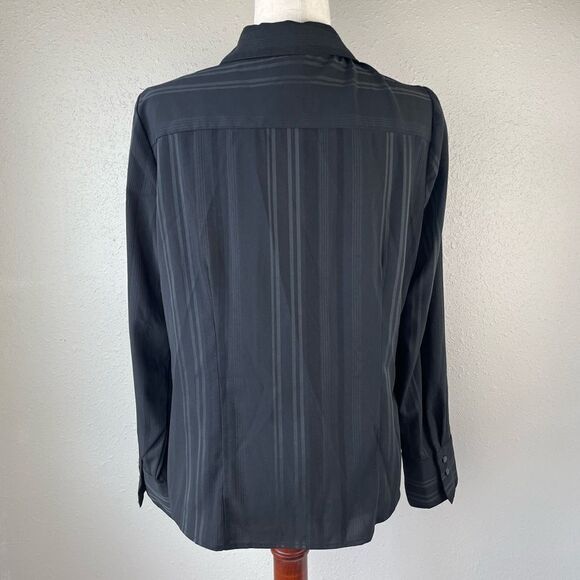 East 5th Black Button Down Dress Shirt Size L EUC - Picture 5 of 7